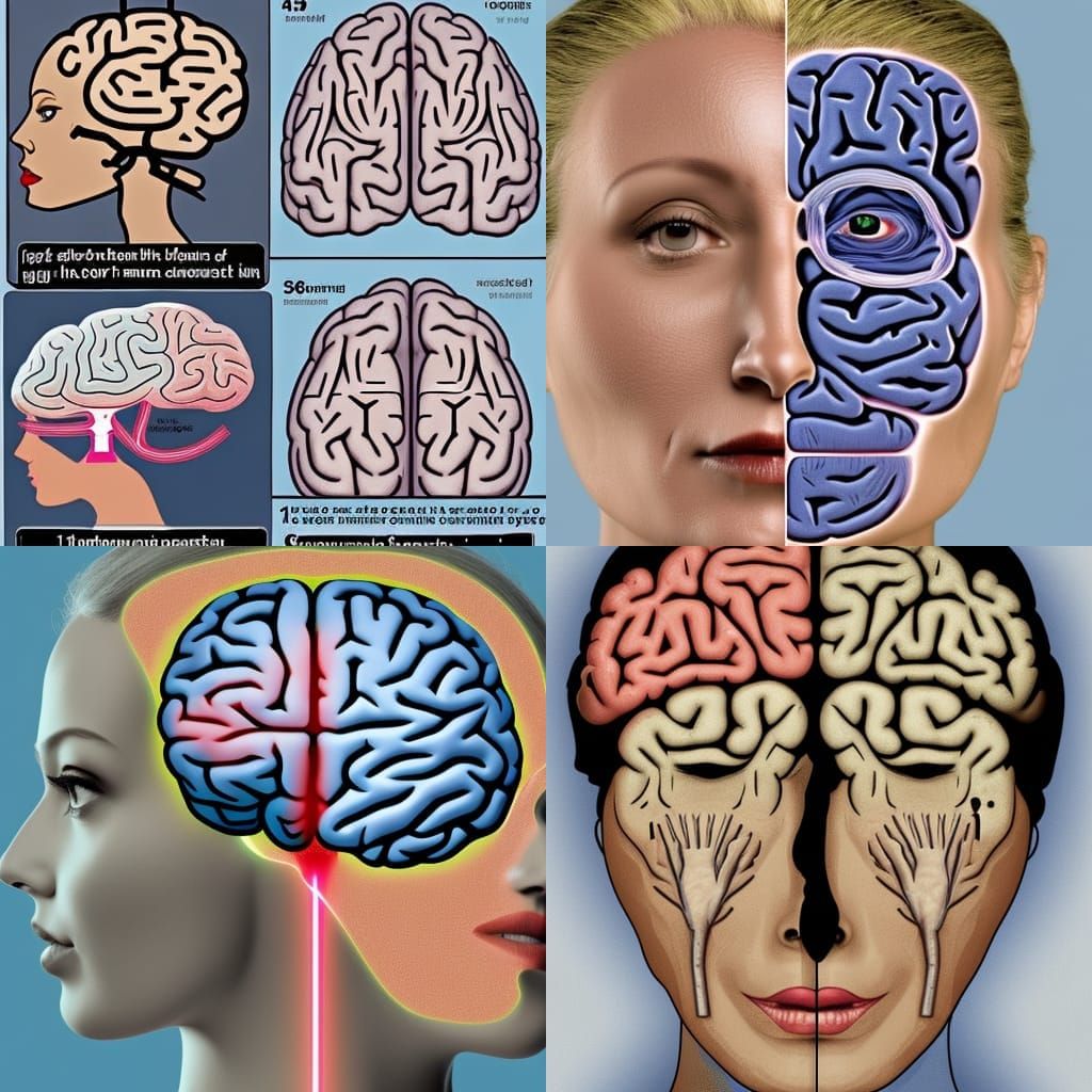 Brain Transplant Into Woman: AI Generated Concept