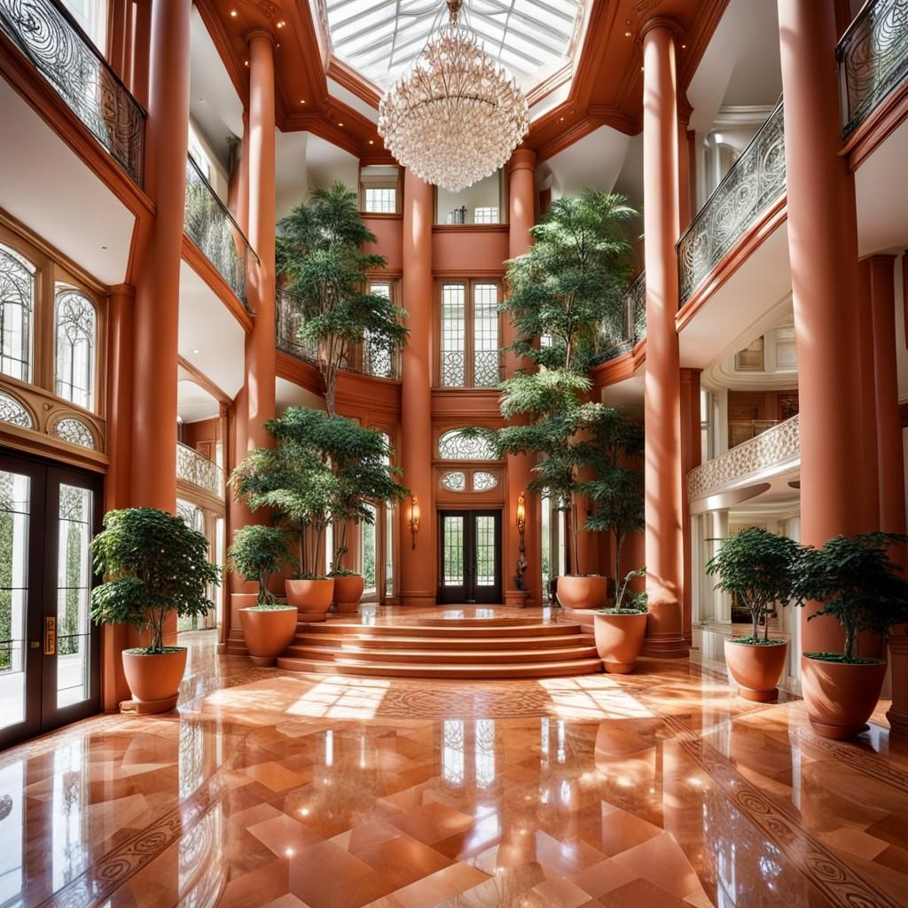 Accessible Grand Entrance Hall in Mega Mansion