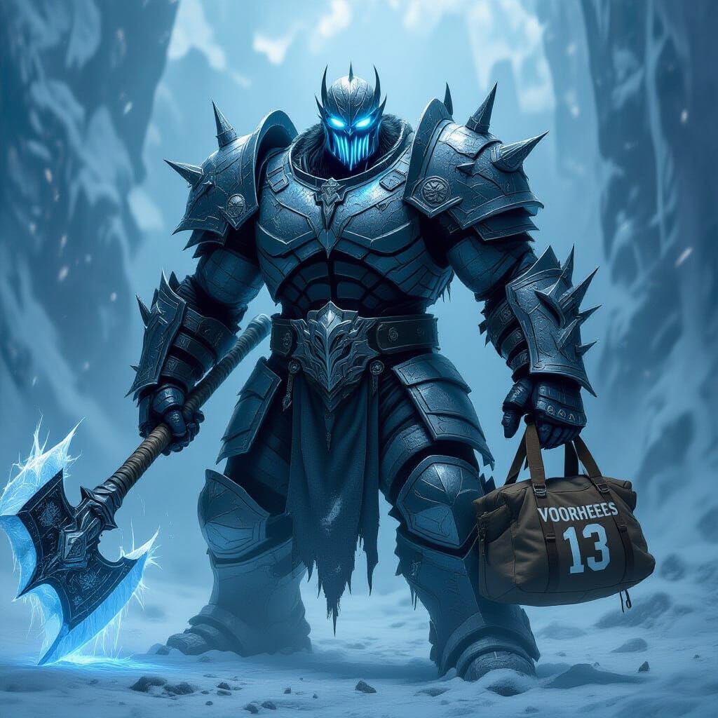 Glen The Eternal Ironface Revenant in Ice Armor