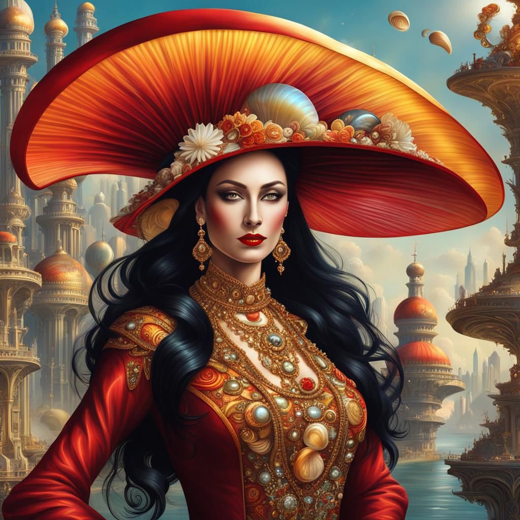 SIMUNA Red Witch of Flamboya in Palace City.