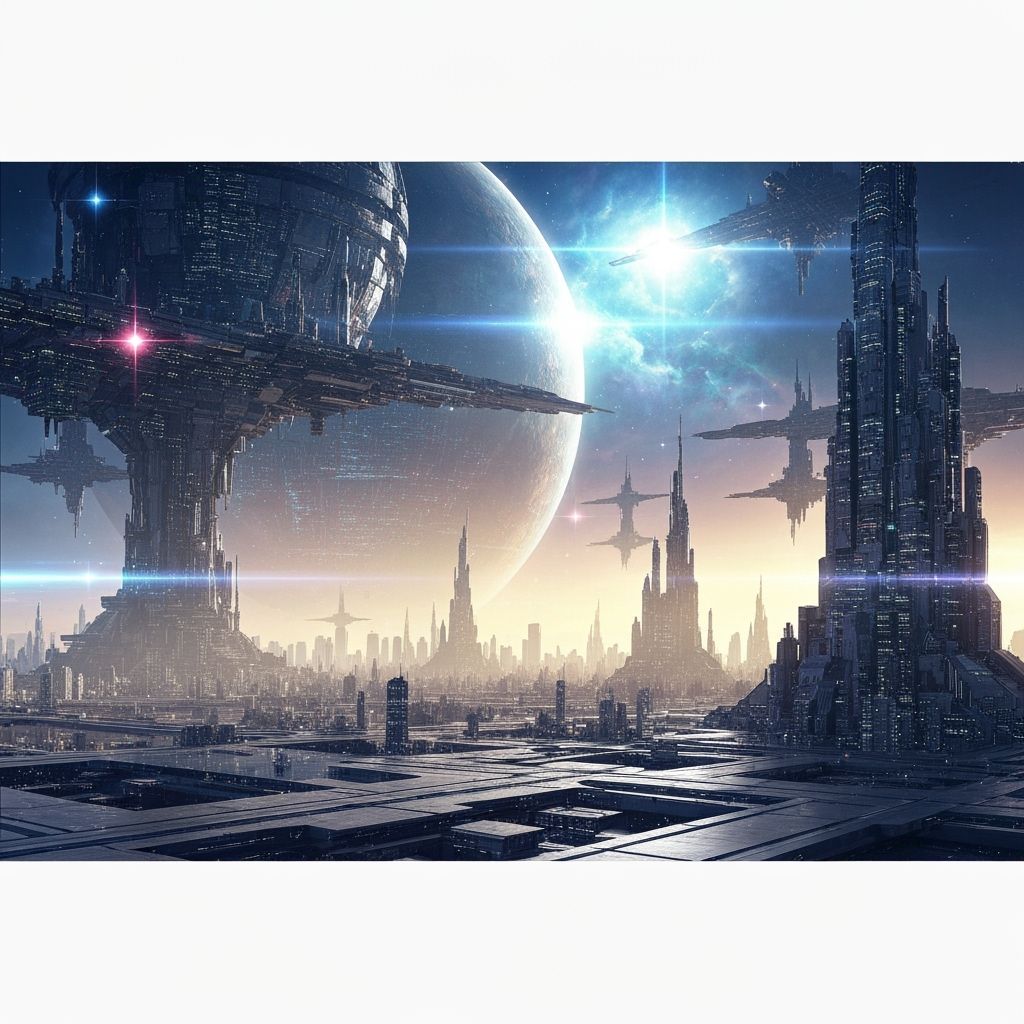 Cortexia: The AI Planet, a hyper-realistic, high-resolution,...