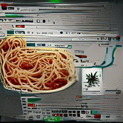 AI-Generated Spaghetti Image