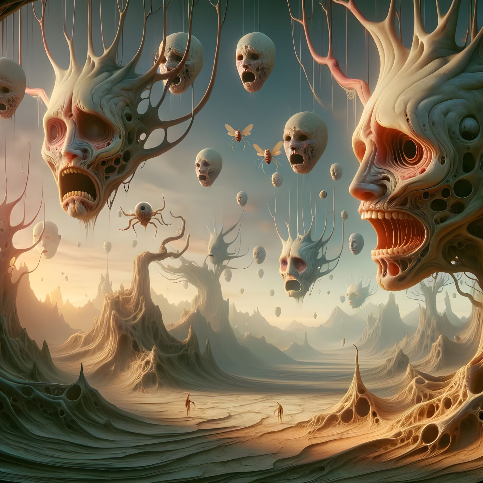 Ethereal Nightmares in a Grotesque Dreamscape