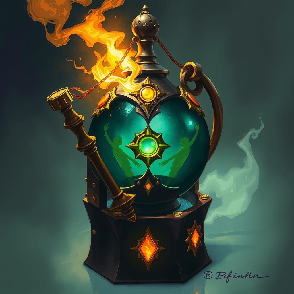 Enchanted Magical Artificer Orb of Mystery