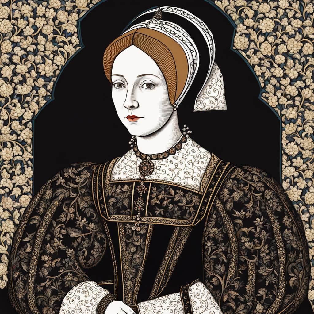 Tudor Portrait of a Lady of the Court