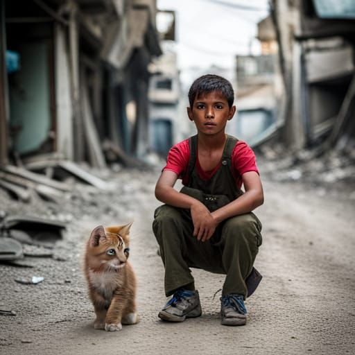 Kitten in Gaza