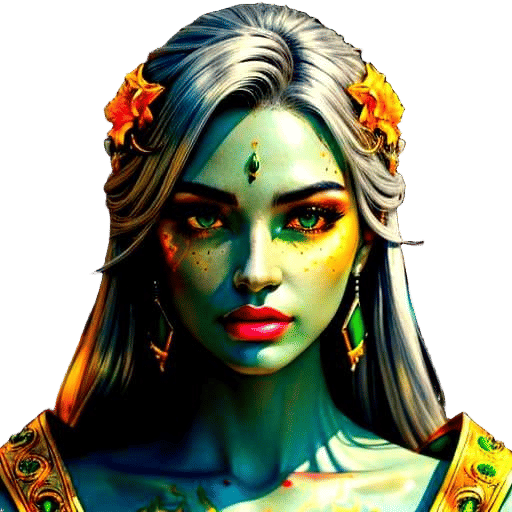 Vibrant Close-Up Portrait in Cinematic Style