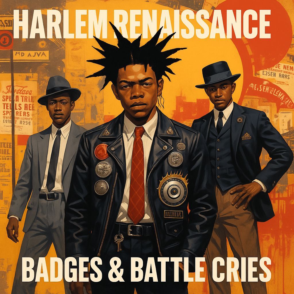 Afrofuturist Album Cover with Harlem Renaissance Theme