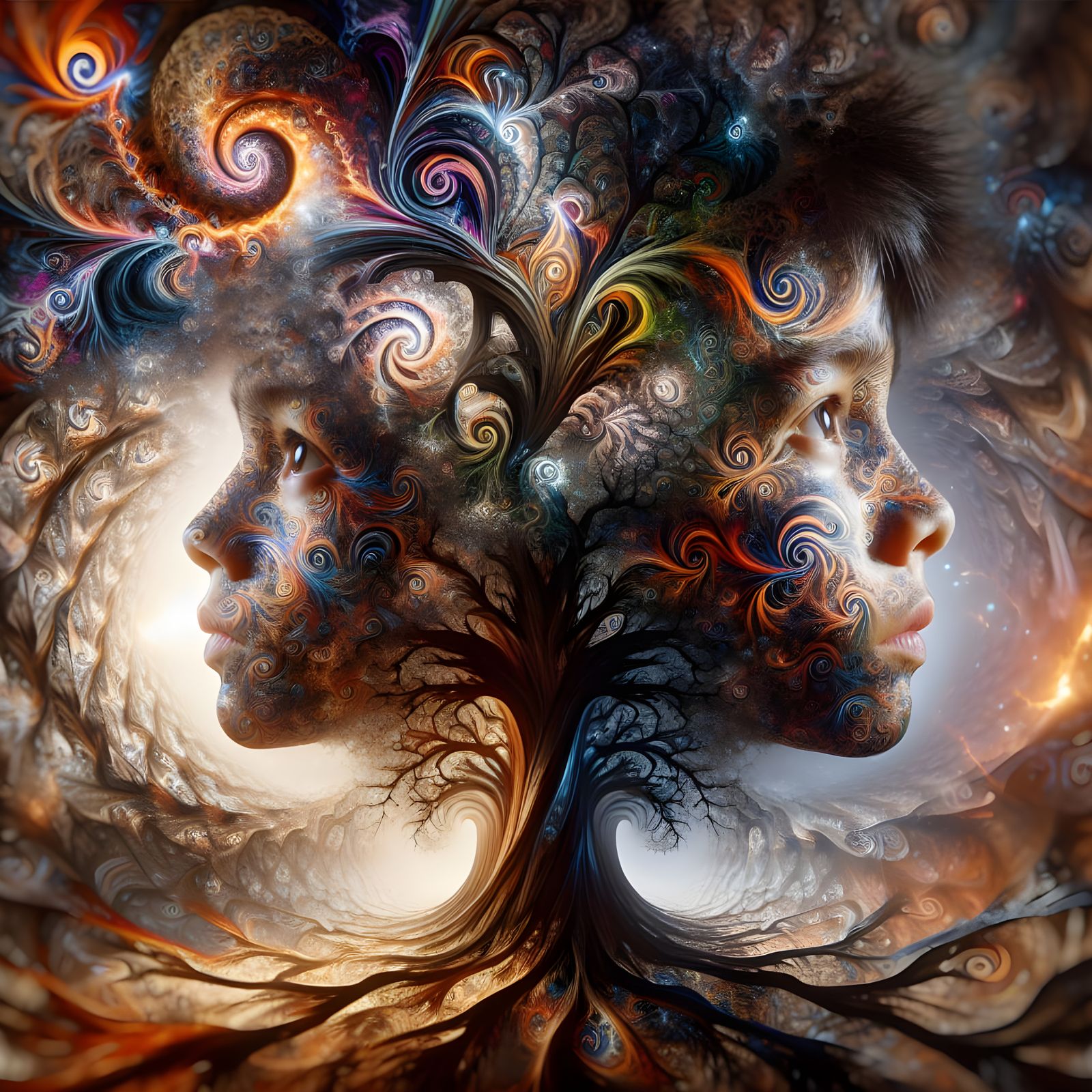 Fractal Vortex: Illusion Meets Reality in Photorealistic Dou...