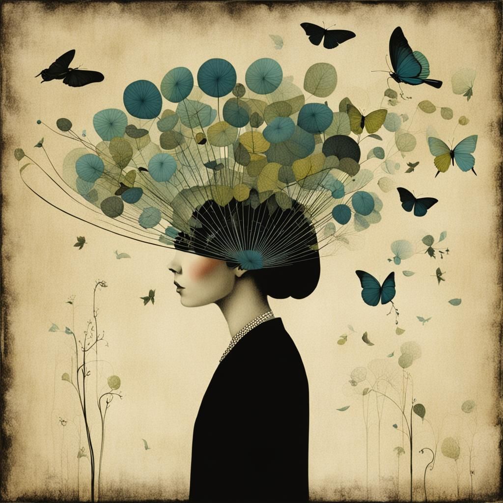 Surreal Composition Inspired by Caulfield and Welz-Stein