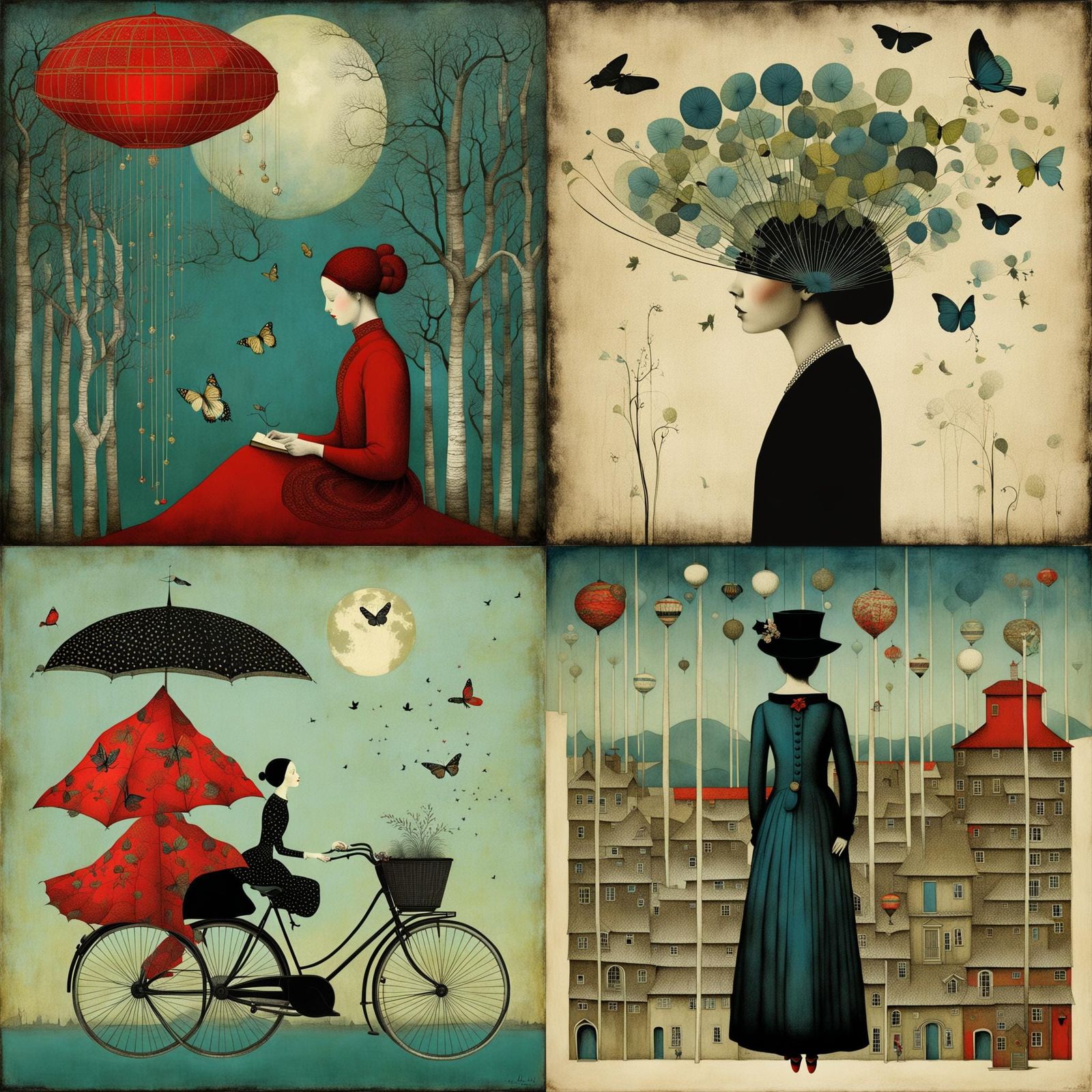 Abstract Art: Surreal Pop Fusion