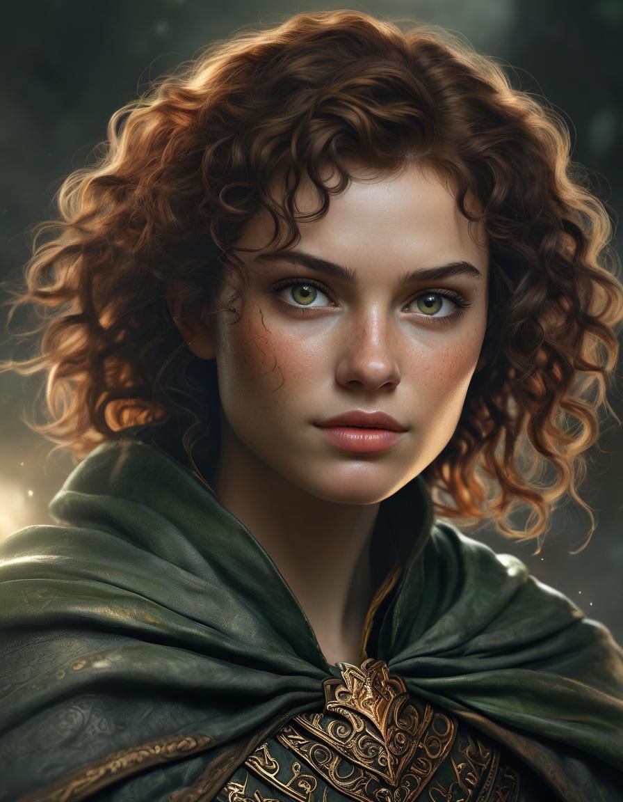 short hair female warrior