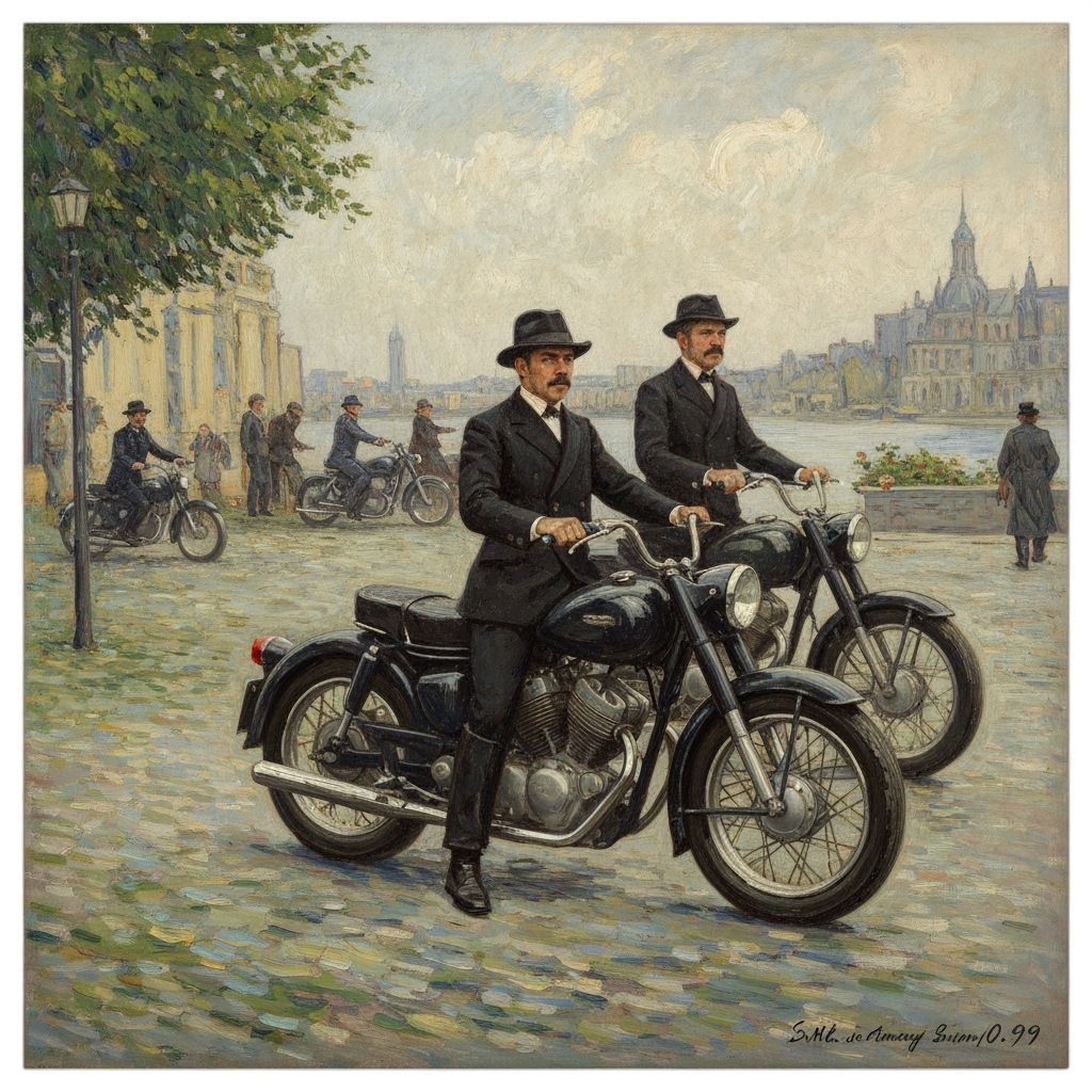 Distinguished Gentleman's Ride Masterpiece Painting