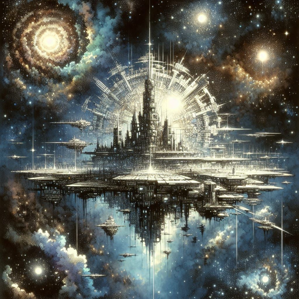 Cosmic Metropolis in Celestial Harmony