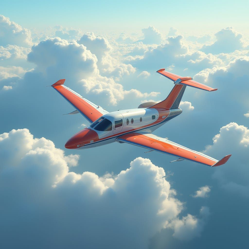 Aerodynamic Plane Soaring in a Serene Sky