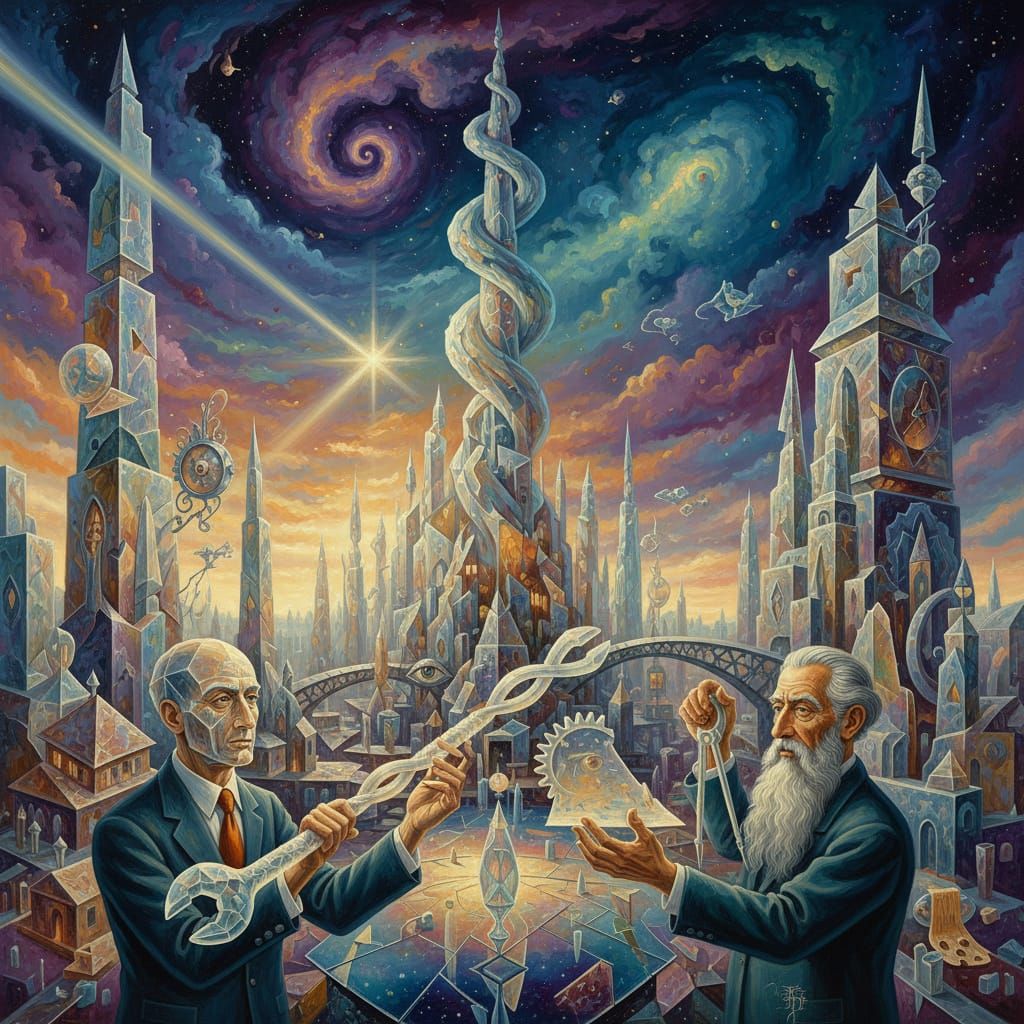 Dream Architects Build Impossible Cities from Imagination