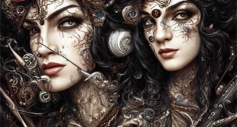 Ornate Image of a Mischievous Fantasy Bard