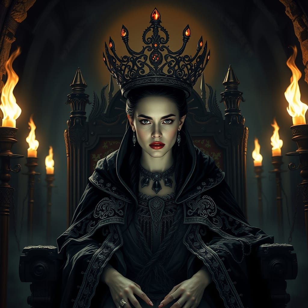 Regal Majesty in Dark, Flickering Light