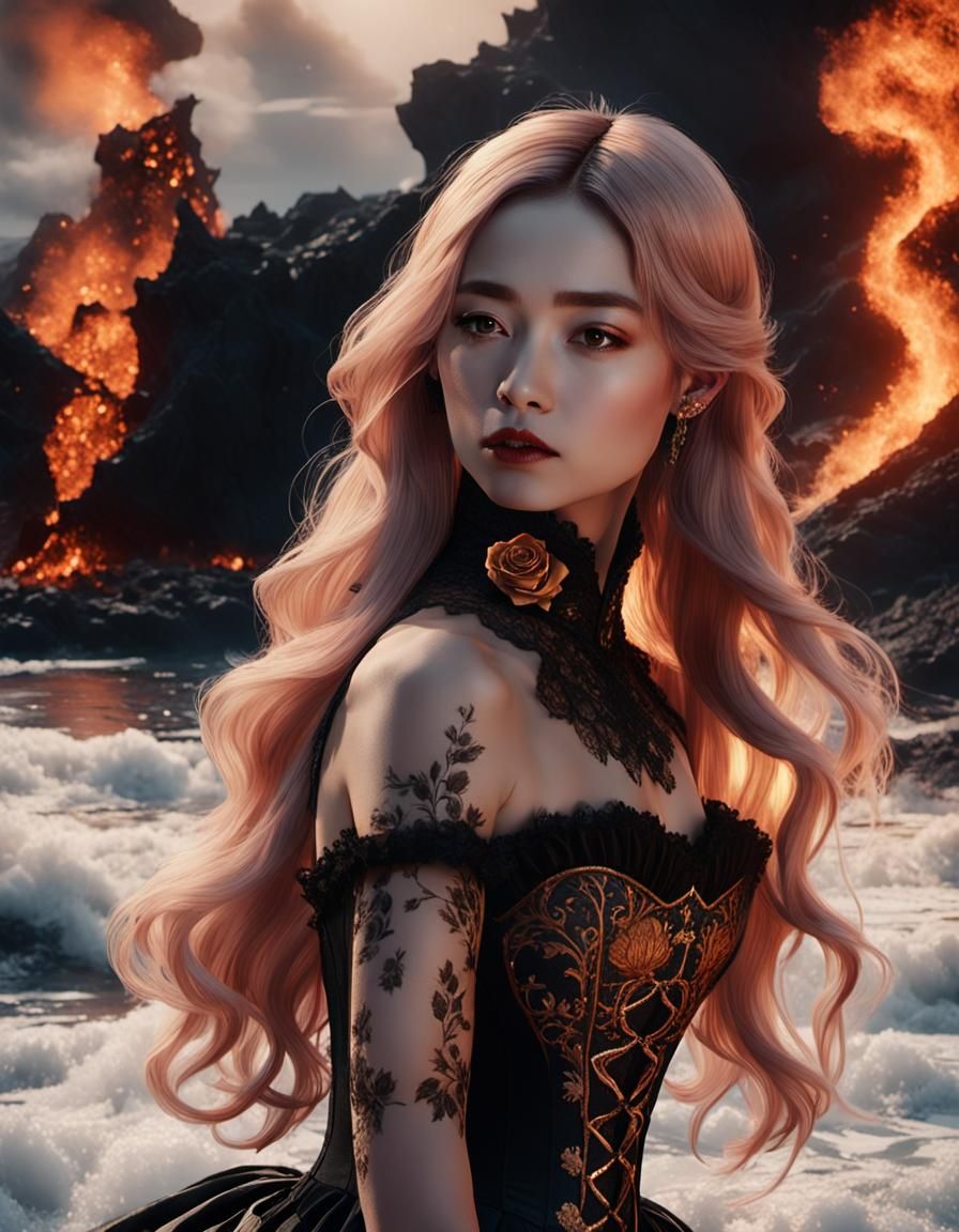 Gothic Woman in Volcanic Fire, Donghua Animation