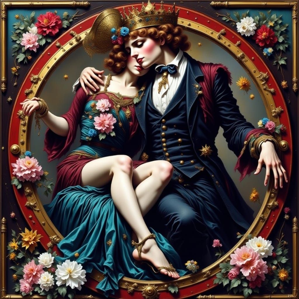 AI Generated Dancing Queen in Ethereal Style