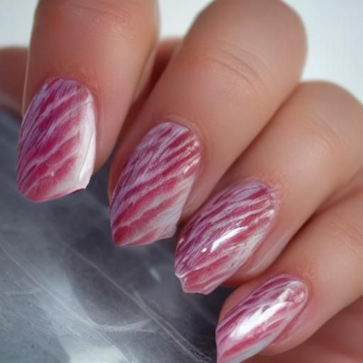 Mackerel Skin Nail Art Design