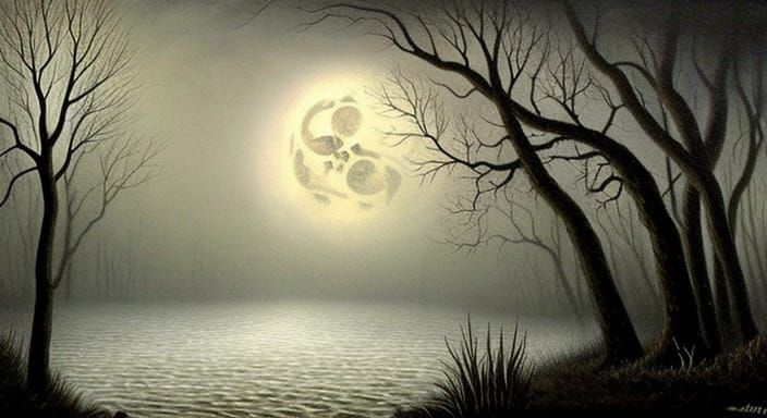 Demon-Possessed 1935 Cord Car in Digital Painting