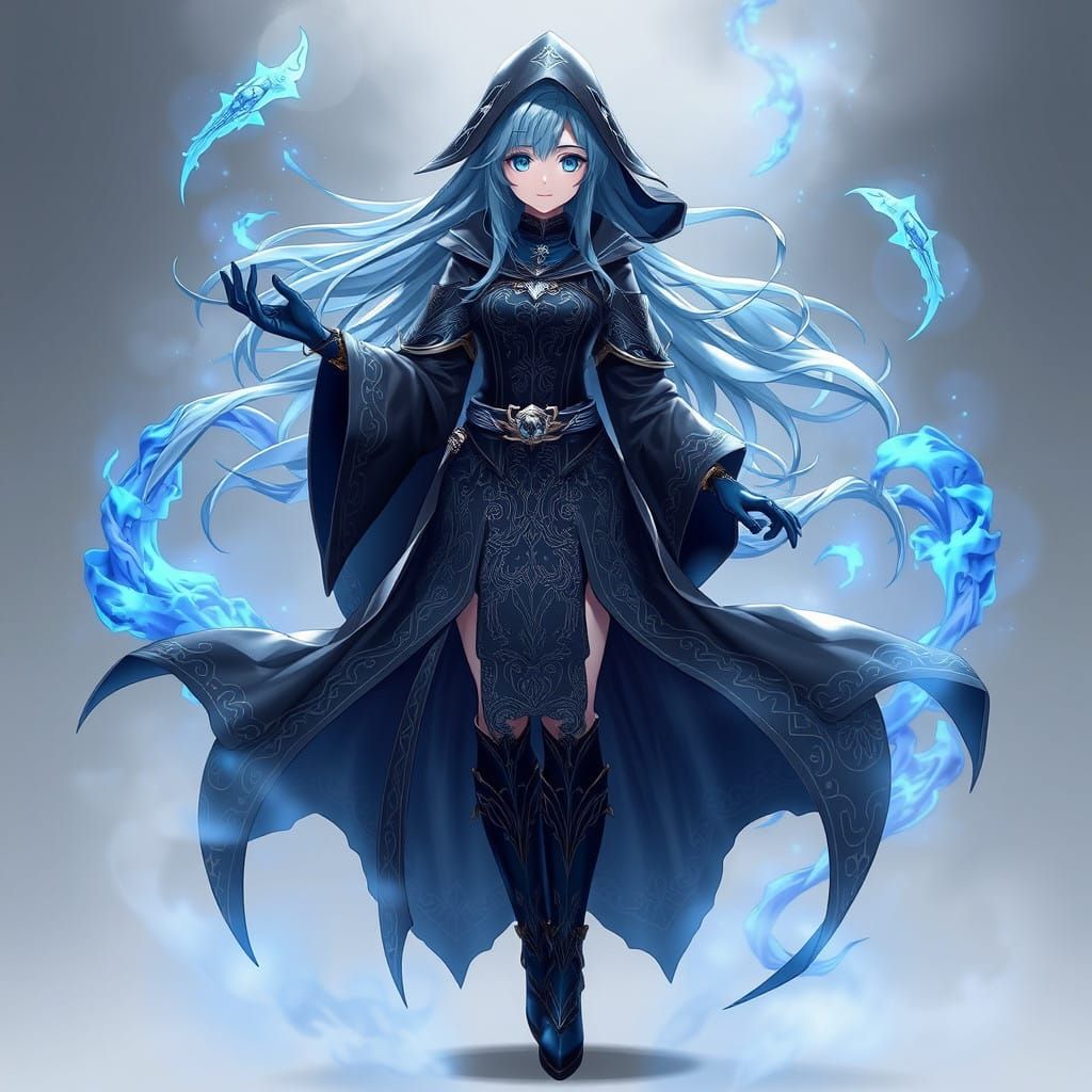 Mystical Anime Witch in Loish-Inspired 8K Concept Art