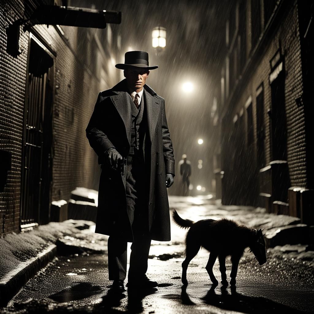 Cautious Sioux Investigator in 1930s New York Alley