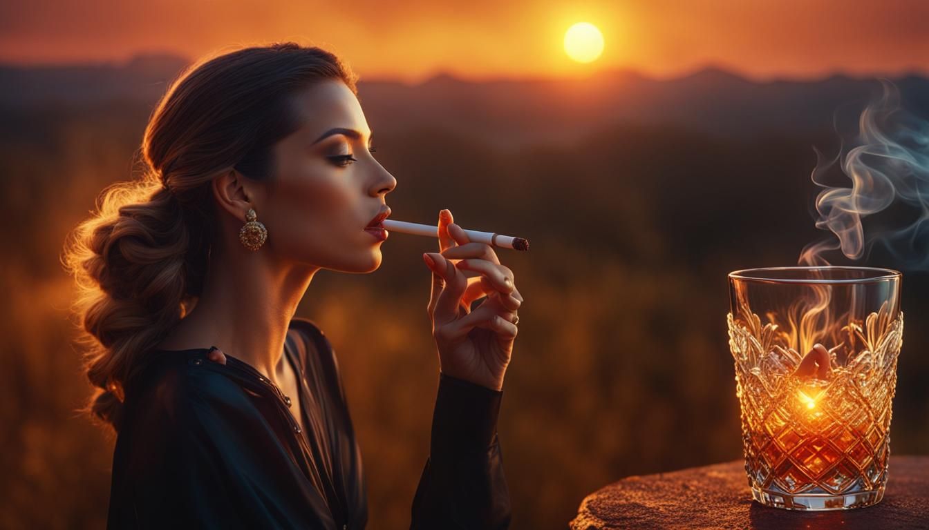 Smoking Woman
