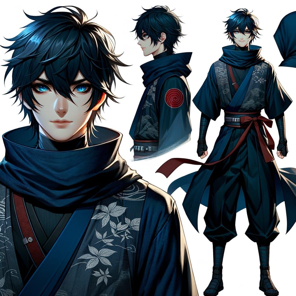 Ninja Prodigy Akira in Traditional Attire