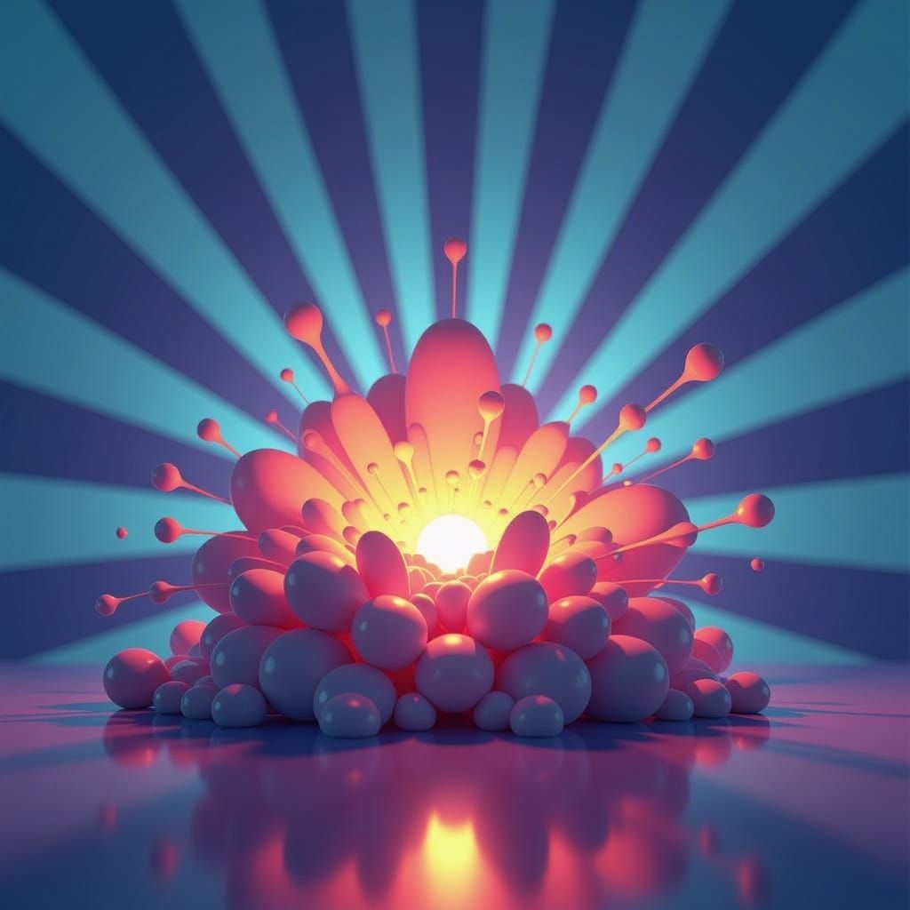 Vibrant 3D Digital Art in Pixar Disney Style