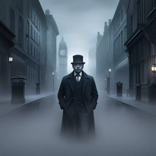 Dr. Jekyll Roams Foggy London Streets