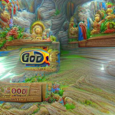 Beautiful 3D God in 8K HDR
