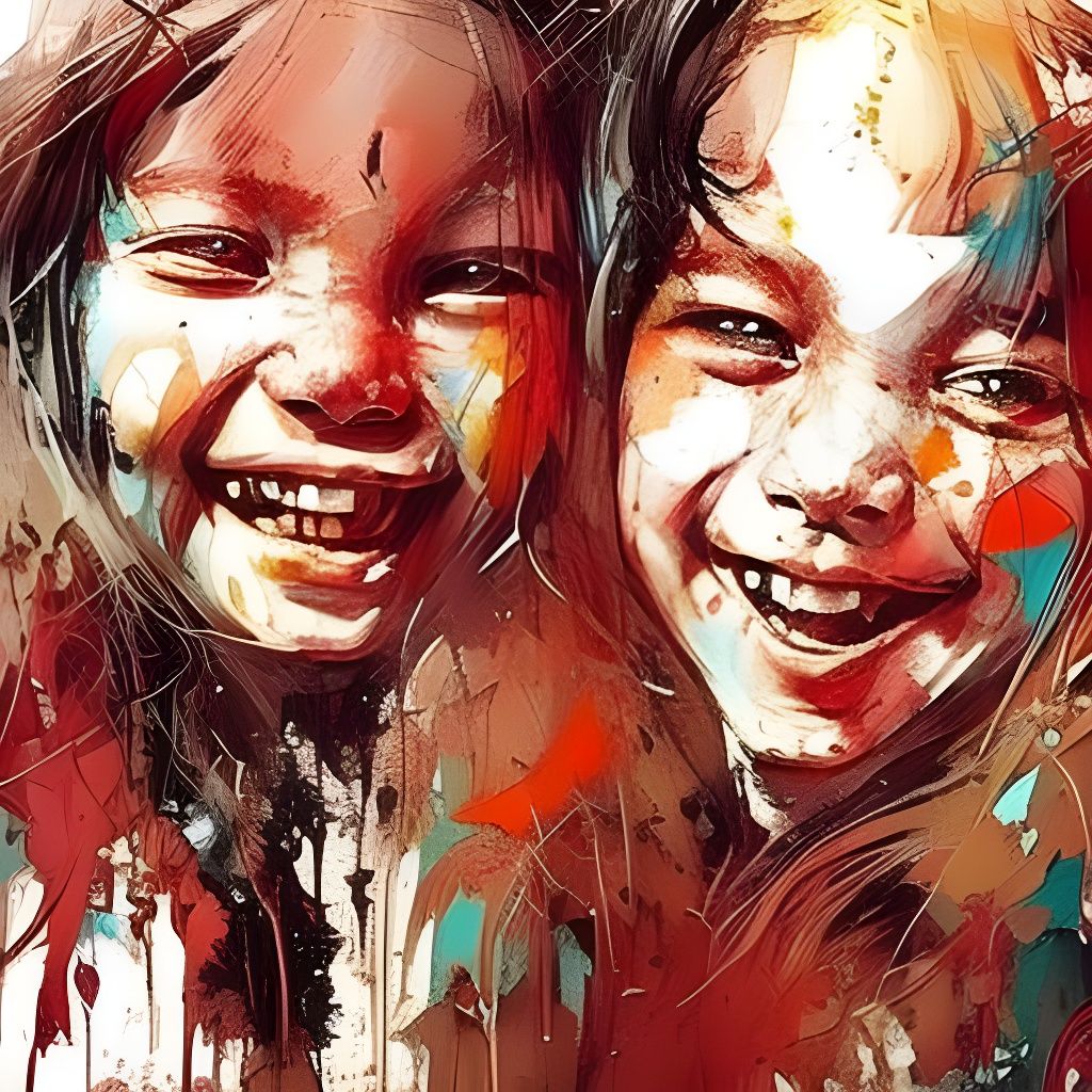 Friendship of two Besties: Joyfulness