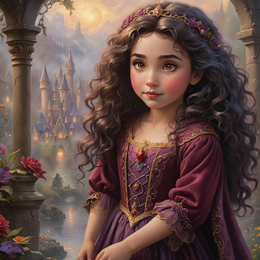 Ethereal Girl in Mother Gothel Costume