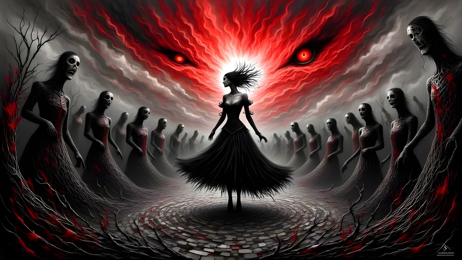 Dancing with the Undead in a Dark, Gothic Realm