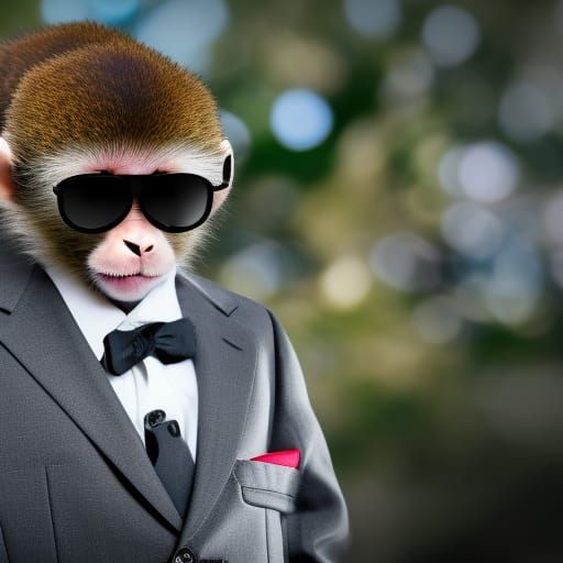 Monkeys in Suits: Gangsta Style Photography