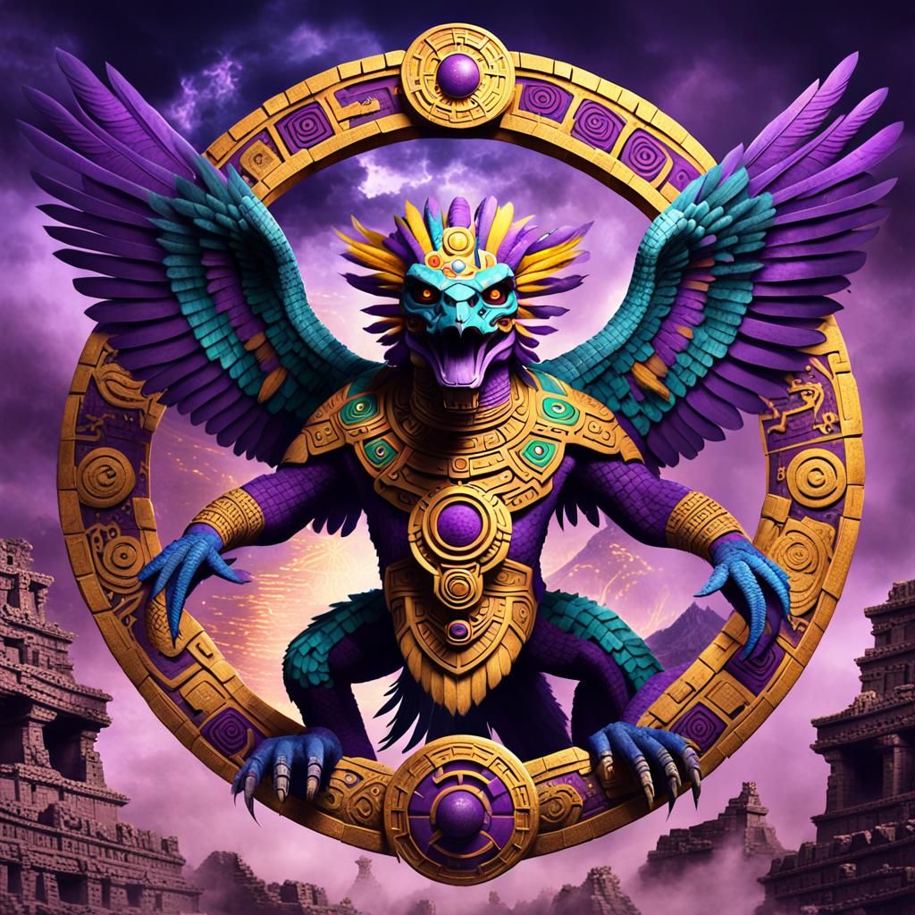 Quetzalcóatl in Mystical South American Ruins
