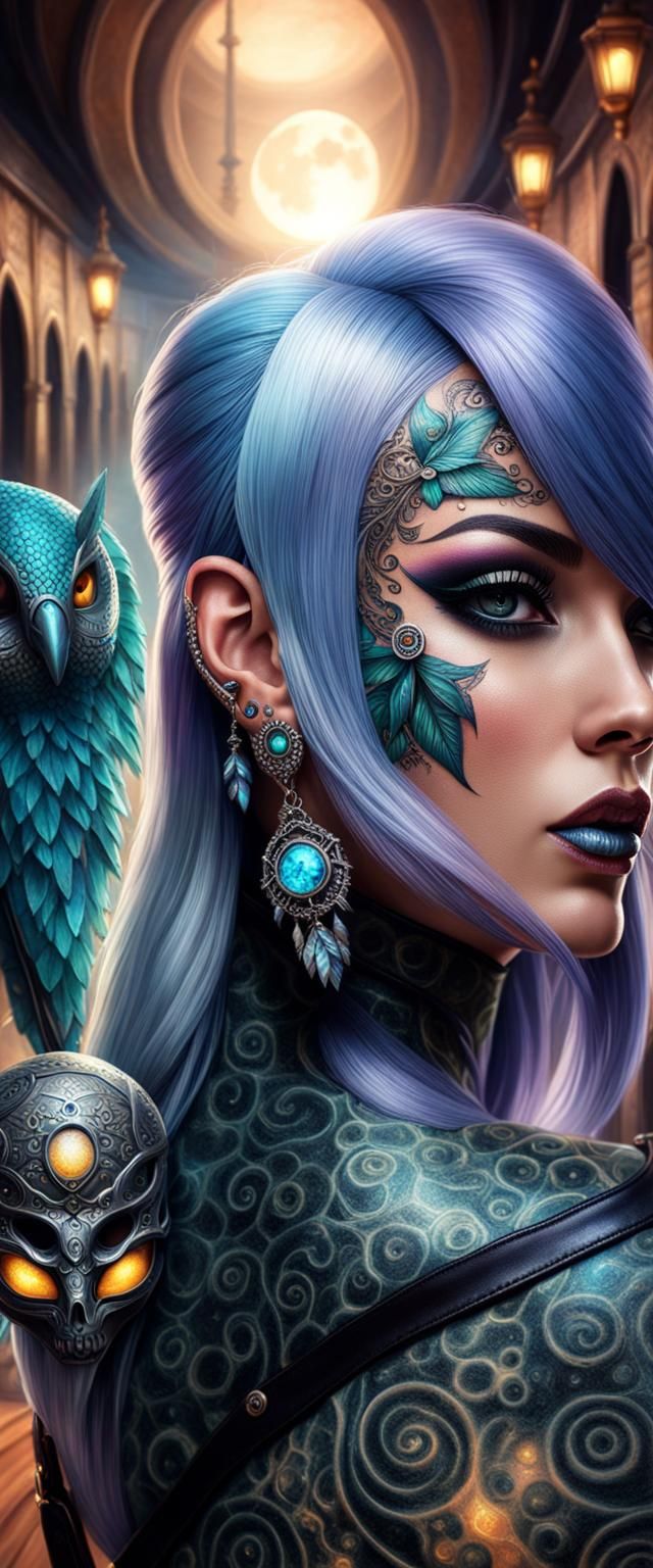 Rock and Roll Fairy in Hyperrealistic Surrealism