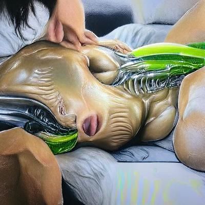 Hyperrealistic Alien Portrait