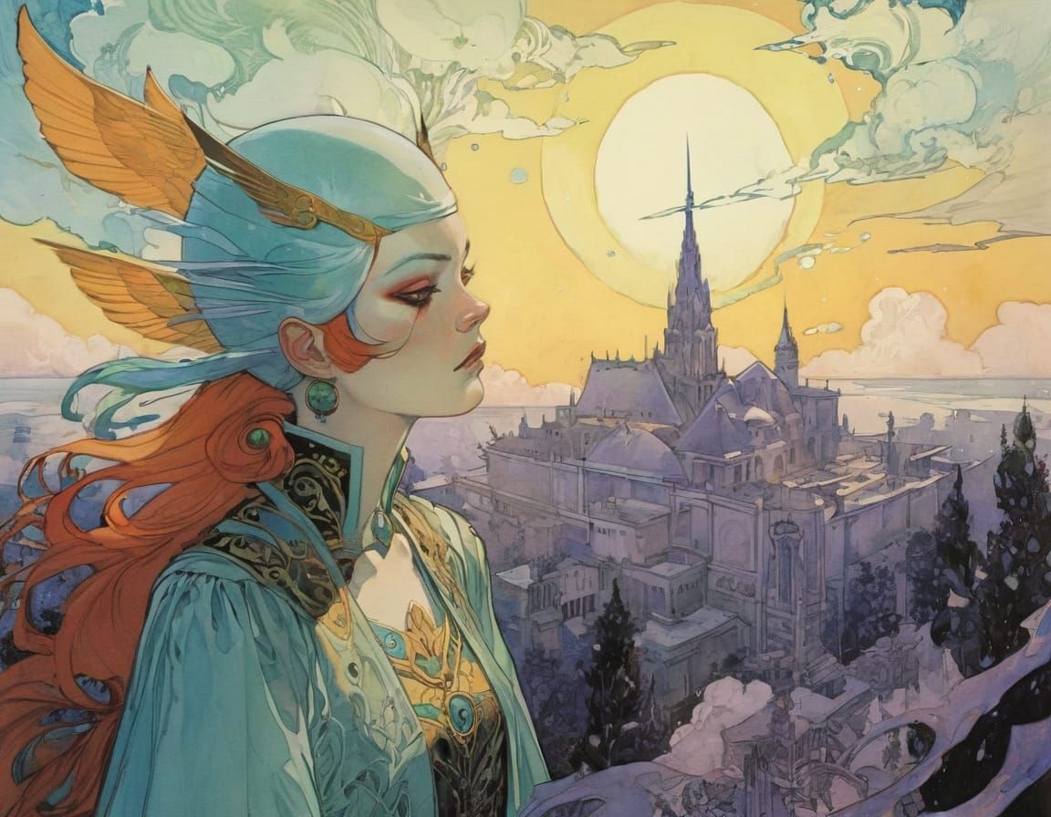 Abstract Figurative Art in Diverse Stylistic Influences