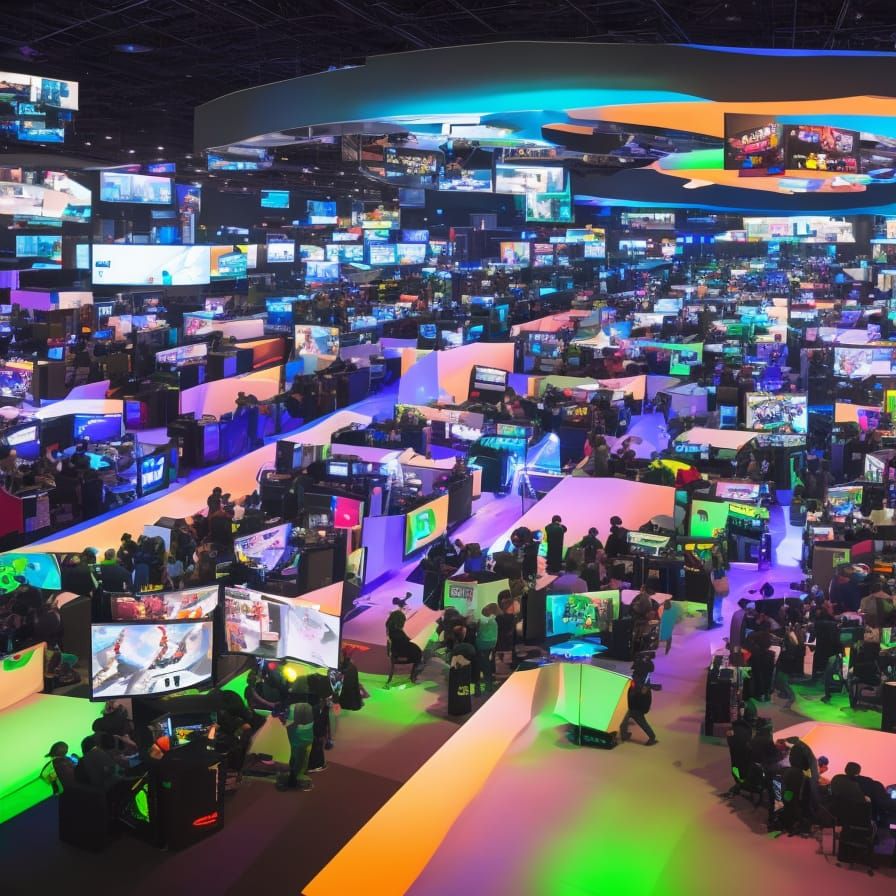 Futuristic Modern Gaming Tournament Design