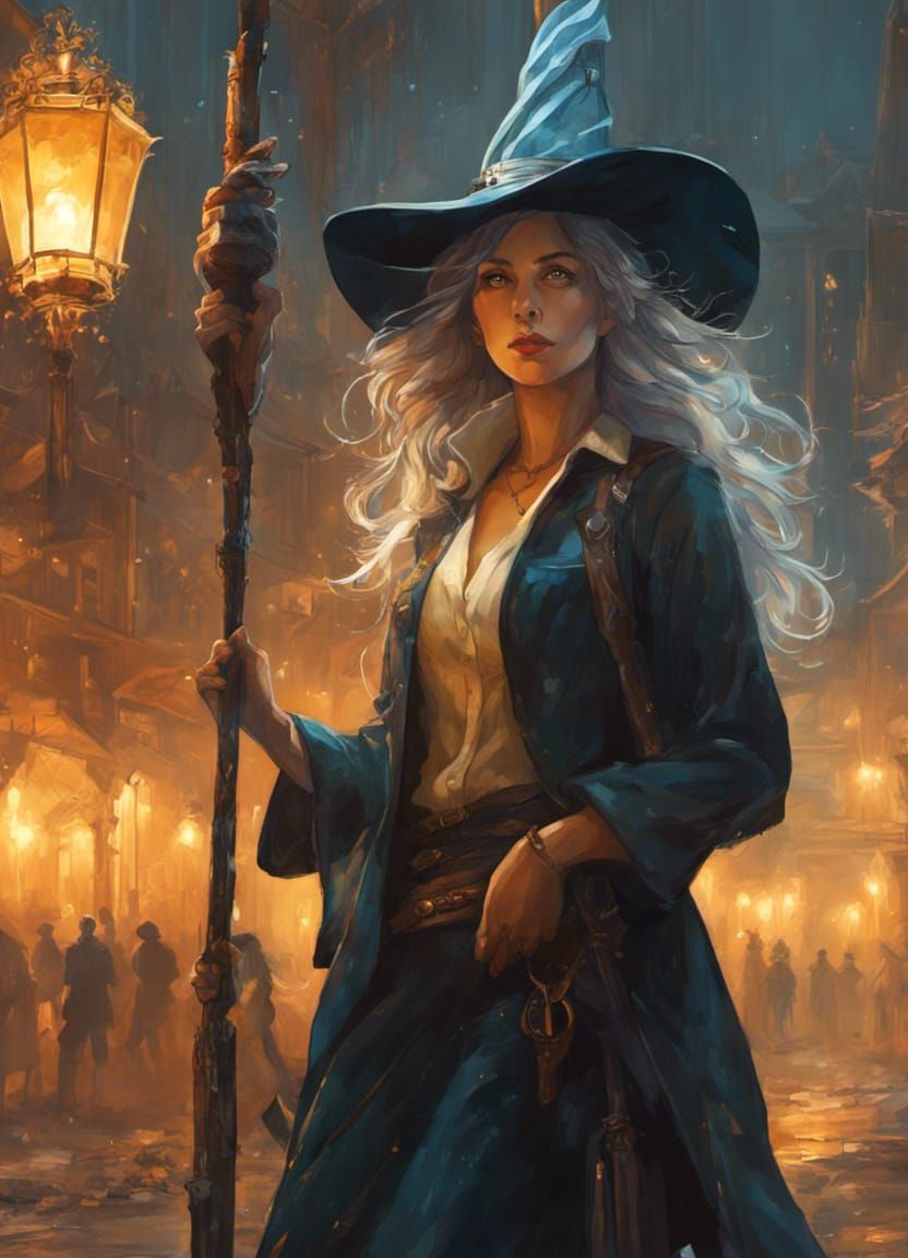 Activist Witch Protests Climate Change Art