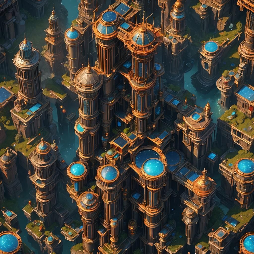 DIY Solarthermal Collector: Matte Painting Concept Art