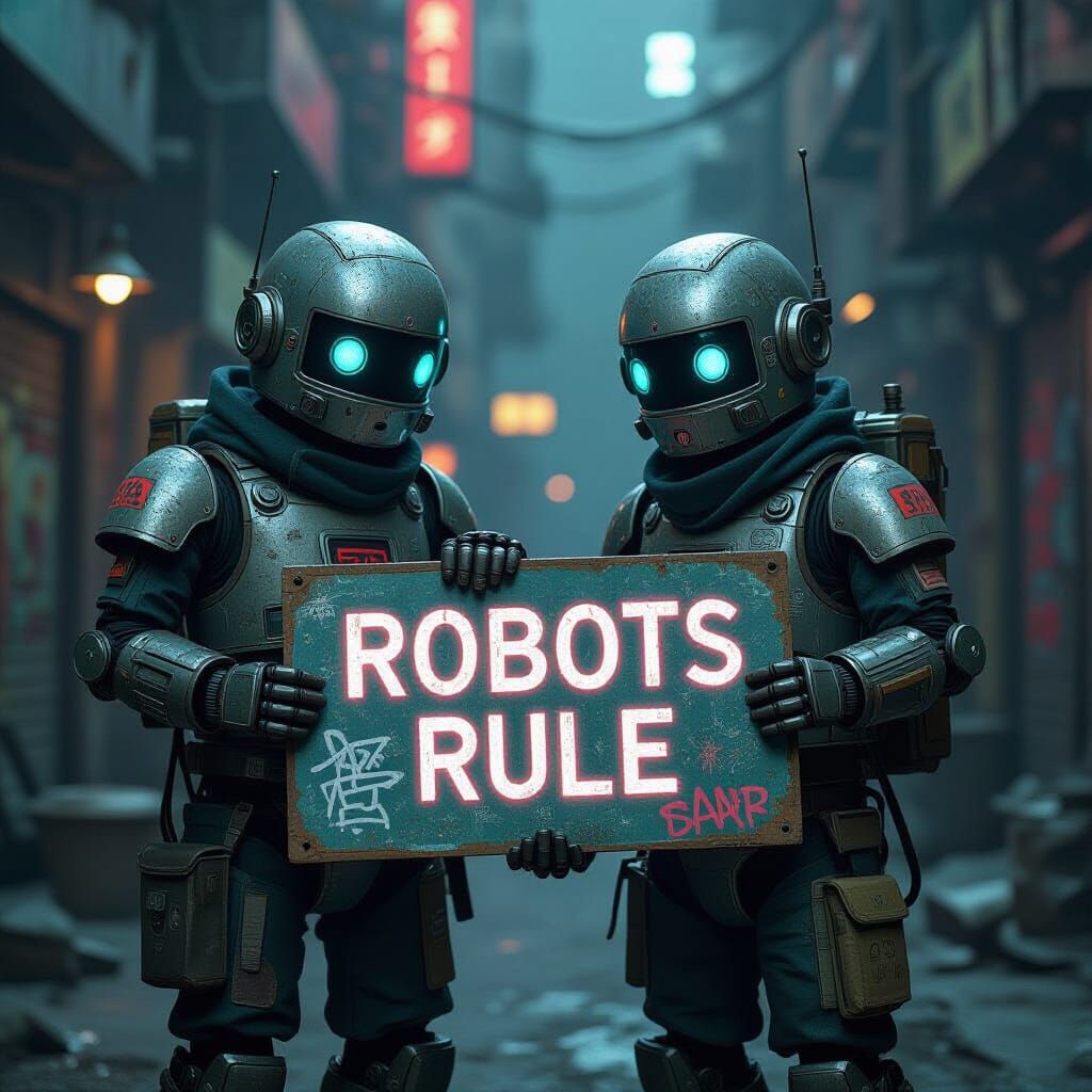 Robots Rule in Gritty Cyberpunk Dystopia
