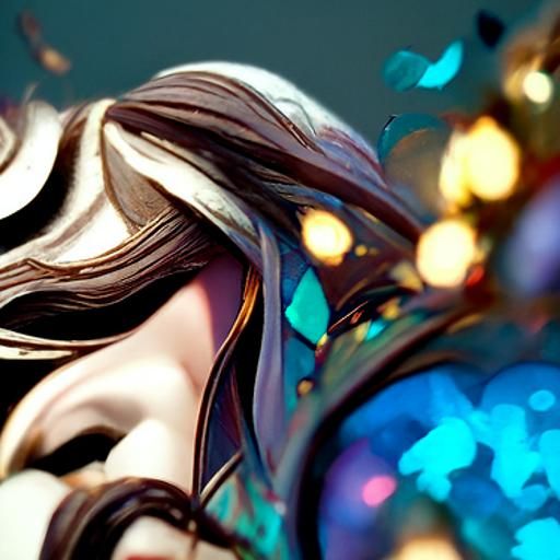 Sassy Queen Portrait in Hyperdetailed Digital Art
