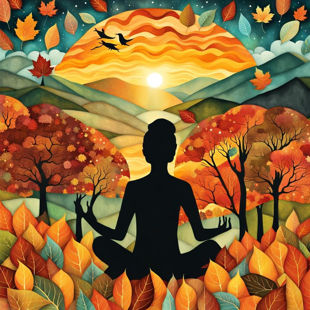 Mesmerizing Digital Collage Art of Self-Improvement