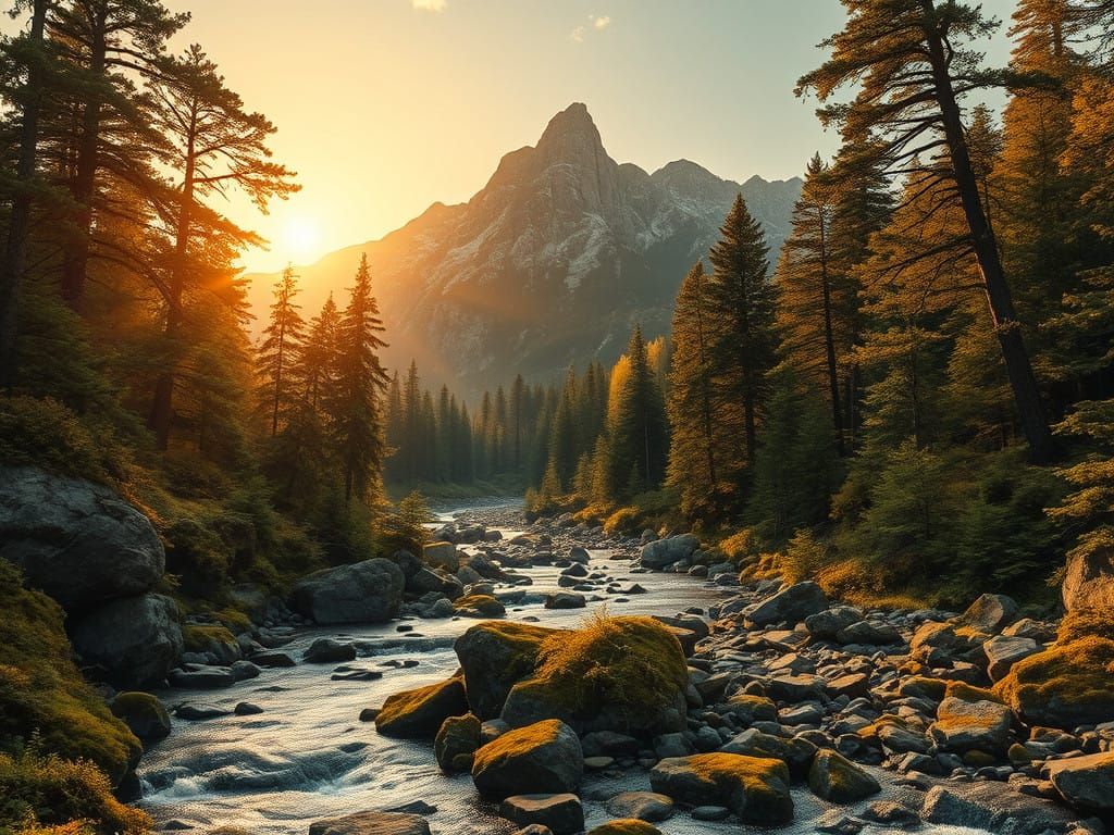 Fantastical Ecosystem of Interconnected Life Forms in a Prim...