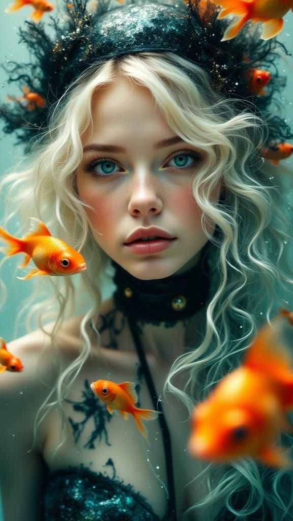 Surreal Goddess of the Ocean's Dreams