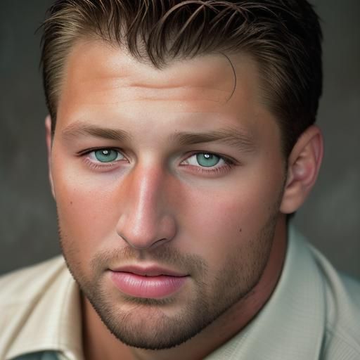 Tim Tebow Sinking: Professional Portrait Photography